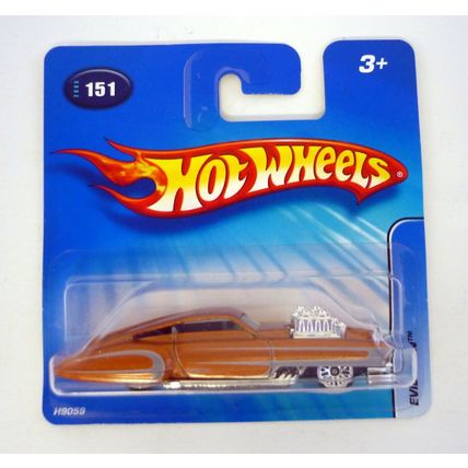 Hot Wheels Evil Twin #151 Green Die-Cast Car Short Card 2004