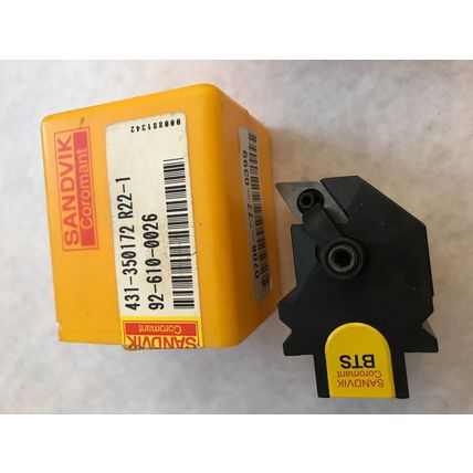 NEW LOT 4 SANDVIK 431-350172-R22-1,92-610-0026 BTS 869876E1B INSERT HOLDER,ROOM5