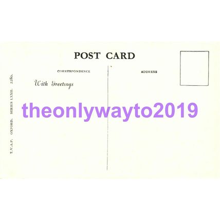 Heythrop College, Oxon, TVAP Postcard