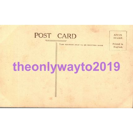 Ilam Village, Staffs, Old Rare Postcard