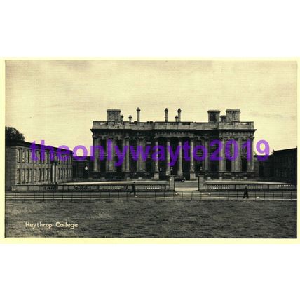 Heythrop College, Oxon, TVAP Postcard
