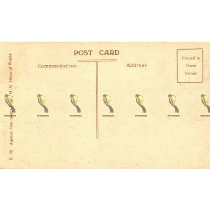 Banqueting Hall, Screens & Minstrels, Edinburgh Castle, HM Office Works Postcard