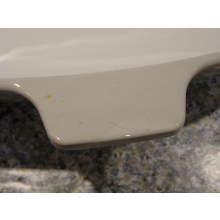 Corning Blue Filligree Scroll Browning Skillet Microwave Casserole
