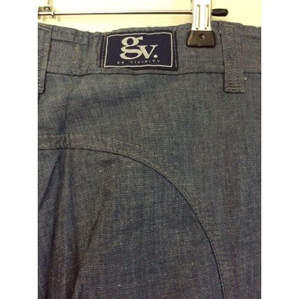 Go Vicinity Skater Mid Blue Wide Leg Vintage jeans. Size 12. Long Leg New