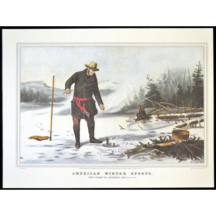 AMERICAN WINTER SPORTS 1952 Charles Parsons - Arthur Fitzwilliam Tait PRINT