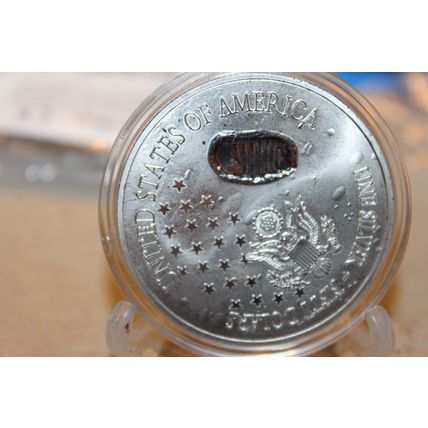 50TH ANNIVERSARY OF THE MOON ,LANDING 2019 FINE SILVER FIEY DOLARS COIN