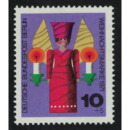Berlin Christmas Inscr 'WEIHNACHTSMARKE' 1971 MNH SG#B411