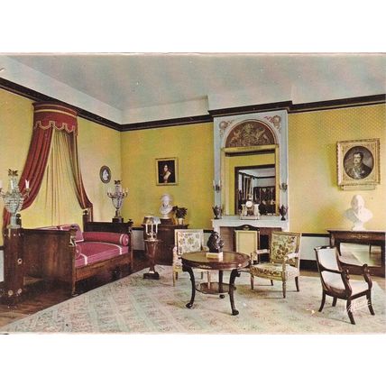 Prince of Talleyrand Bedroom Valencay Chateau France Picture Card 10 x 7.5 cm