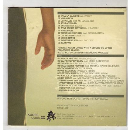 Poirier : Running High.(2010) PROMO CD Album