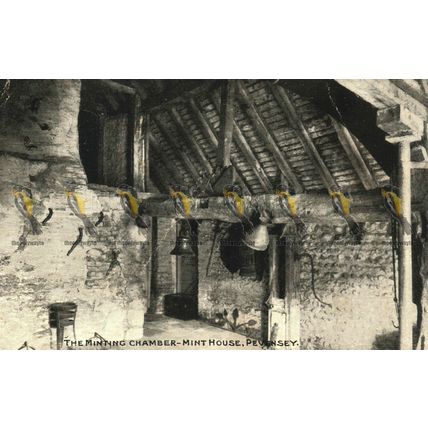 Minting Chamber, Mint House, Pevensey, Sussex, Postcard, 1920/30s