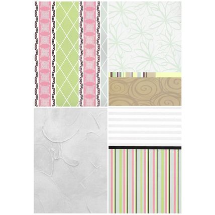 A4 Printed Paper. 10 Sheets In Assorted Designs. Cardmaking, Scrapbooking. Craft