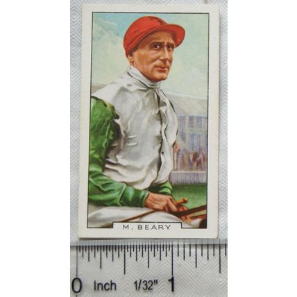 1936 Gallaher Famous Jockeys No. 6 M. Beary