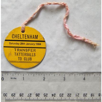 1984 Cheltenham Transfer Tattersalls to Club badge