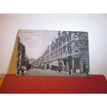 SOUTHGATE, HALIFAX, YORKSHIRE used antique postcard 1907 pm =