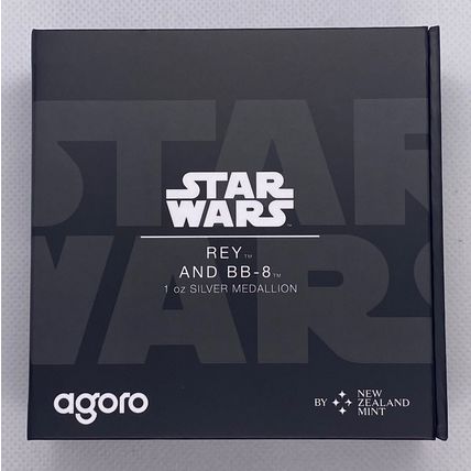 Agoro Collectible Rey And BB-8 Star Wars Allies 1 Oz Silver Medallion 2025