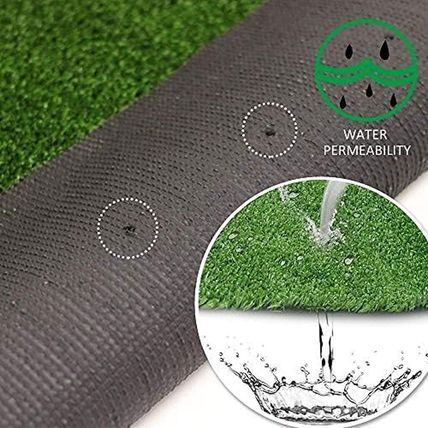 MYOYAY Artificial Grass Turf Rug 3.3X33 Ft Artificial Grass Mats 1.2" Pile Heigh