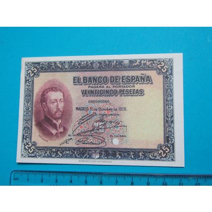 Espana Spain 1926 25 Pesetas Banknote Reproduction - 67