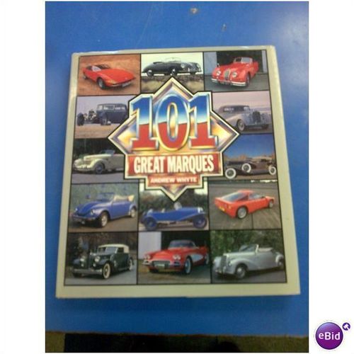 101 GREAT MARQUES CLASSIC CAR BOOK EX CONDITION