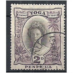 Toga 1932 SG57e 2d Black & Blackish Lilac Very Fine Used . .