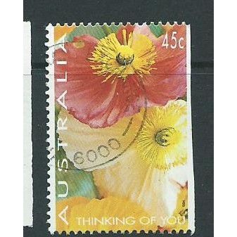 australia stamps sg1446 sg 1446 used flower tulip a