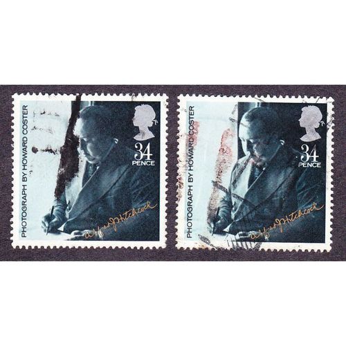 1985 British Film Year. 34p Value. Alfred Hitchcock. Fine Used