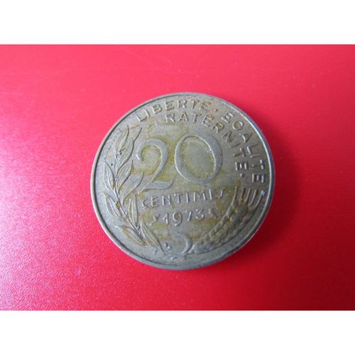 1973 FRANCE TWENTY CENTIMES FREE POST. S