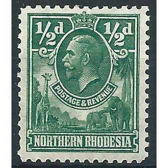 Northen Rhodesia 1925 SG1 1/2d Green Mounted Mint .. ..