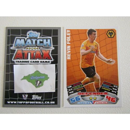 Topps Match Attax 2011 2012 Football Cards Teams N-W Card Variants (ef2)