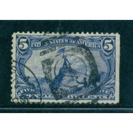 Used 288 5c Fremont on the Rocky Mountains Almost Very Fine C0191