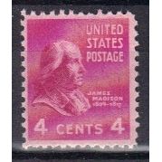 808 4c James Madison Fine MNH B0136