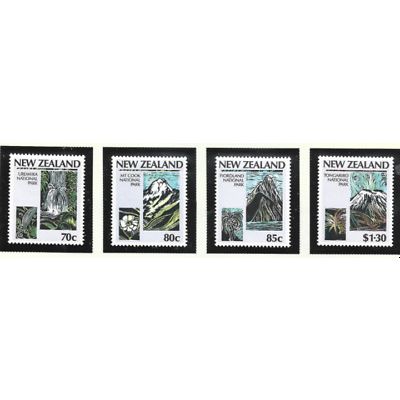 New Zealand Stamps Scott #876 To 879, Mint Lightly Hinged