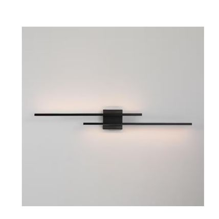 KAISITE 36.2" 1-Light Black LED Vanity Light Bar 28-Watt Bathroom Light Fixture