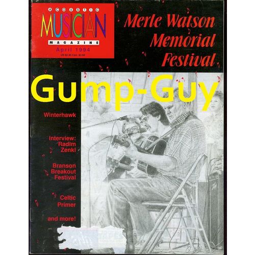 Acoustic Musician magazine April 1994 Merle Watson Winterhawk Radim Zenki Celtic