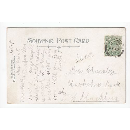 North Parade Llandudno 1908 Postcard