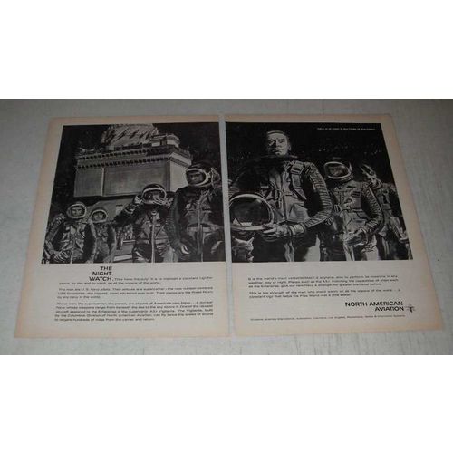 1962 North American Aviation Ad - The night watch