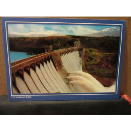 THE LAGGAN DAM, SCOTLAND unused postcard Colourmaster #