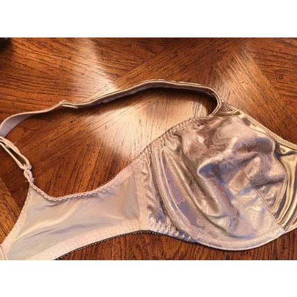 BALI C 36/80 Underwire Bra Beige/Nude Padded WIDE Shoulder Straps/ Style: 3562