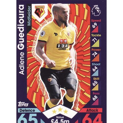 Match Attax 2016/2017 318 Adlene Guedioura Watford