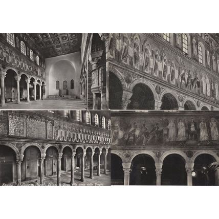 Ravenna Basilica Di S Apollinare Nuovo 12x Old Postcard s