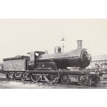 LNER 4077 Train Postcard
