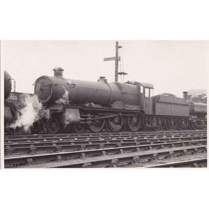 GWR 6826 4-6-0 at Worcester Railway Station Old Train RPC Postcard