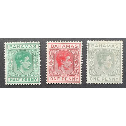 Bahamas: 1938-52 3 values SG149/150a MH