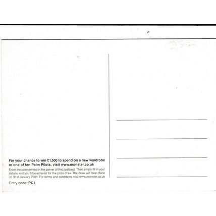 Dance Little Man Dance Advertising Postcard unused VGC