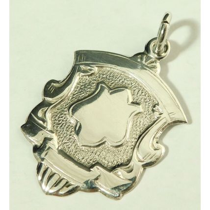 Vintage Solid Silver Pocket Watch Medal Fob Cycling Prize 1957 Plymouth CC