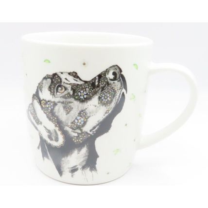Black Labrador Dog Mug Fine China 9.5 CM Gift Drink Beverage Ceramic Home Decor