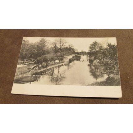 1904 fr Postcard - Beeleigh Weir & Lock - Maldon, Essex