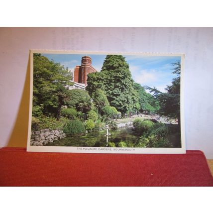 THE PLEASURE GARDENS, BOURNEMOUTH, HAMPSHIRE unused postcard Colourmaster =