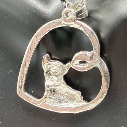 Necklace Dog Heart-shaped Pendant Shar Pei #792
