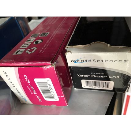 NEW Xerox Phaser 6250 MEDIA SCIENCES COLOR TONER CARTRIDGE,MS625C,Cg