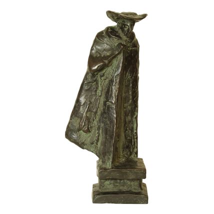 Bronzen beeld Eric Claus : Commedia Dell'Arte | Il Dottore, z.j.
